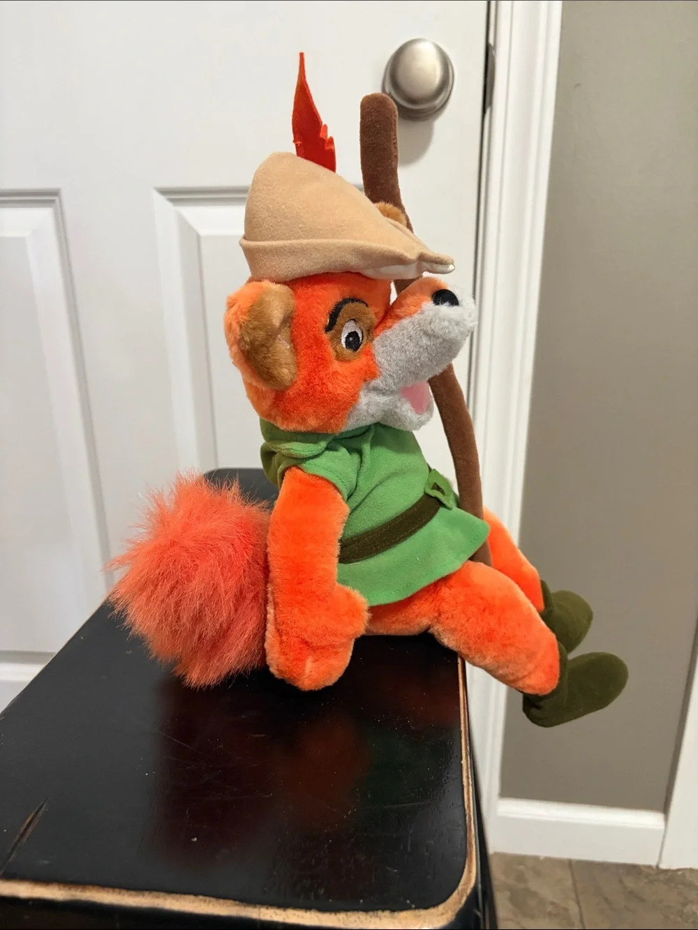 Disney Robin Hood Fox Plush Toy with Green Outfit